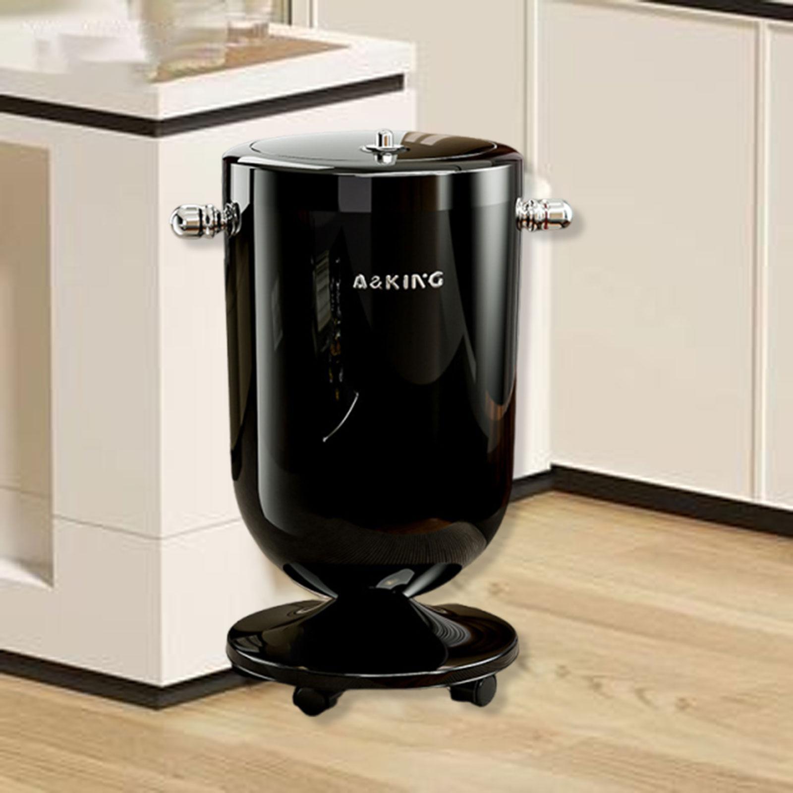 Trash Bin with Lid ABS Plastic 20L Sturdy Waterproof Garbage Container for Kitchen Meeting Room Bedroom чорний
Trash Bin with Lid ABS Plastic 20L Sturdy Waterproof Garbage Container for Kitchen Meeting Room Bedroom чорний