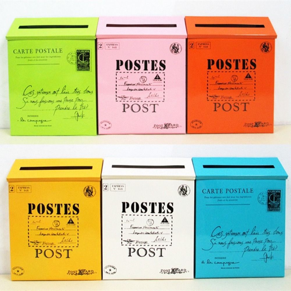 Multi-color Wall-mounted Mailbox Durable Wall Hanging Mailbox American Iron Postbox Wall Decor L білий
Multi-color Wall-mounted Mailbox Durable Wall Hanging Mailbox American Iron Postbox Wall Decor L білий