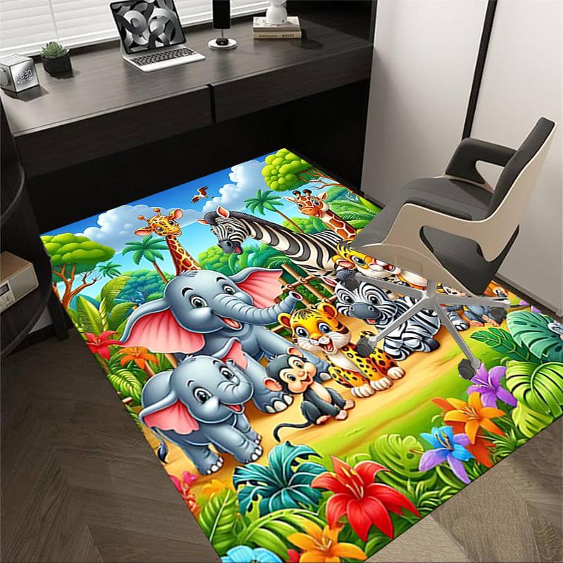 1PC Safari Zoo Non-Slip Floor Carpet Compatible for Office&Living Room&Bedroom&Dining room - Soft & Pattern, Vibrant Colors-H0351 60cm by 90cm
1PC Safari Zoo Non-Slip Floor Carpet Compatible for Office&Living Room&Bedroom&Dining room - Soft & Pattern, Vibrant Colors-H0351 60cm by 90cm