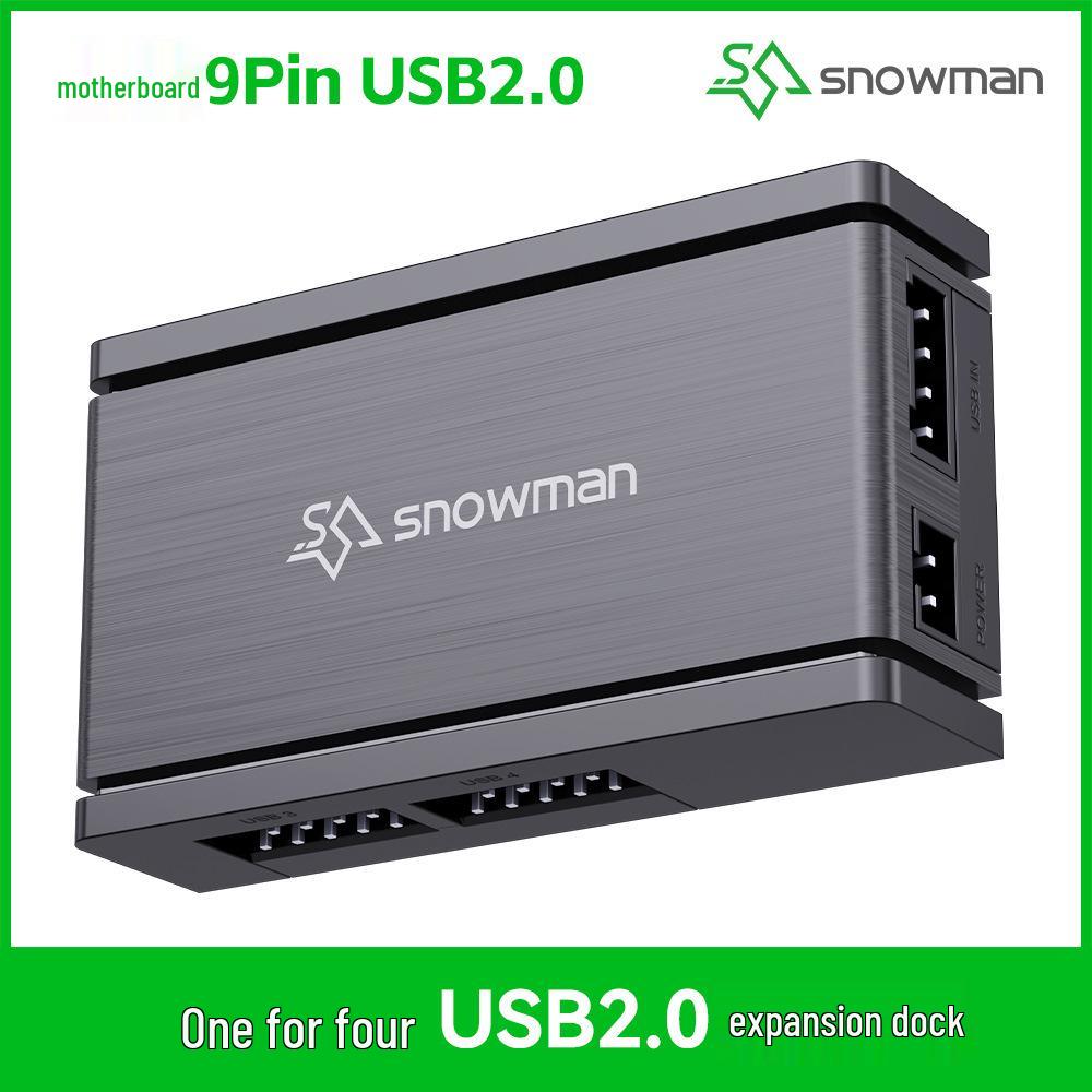 Bingman UB4 Motherboard: 9-pin to 4-port USB2.0 Expansion Dock with Digital Display and Water Cooling Screen.
Bingman UB4 Motherboard: 9-pin to 4-port USB2.0 Expansion Dock with Digital Display and Water Cooling Screen.