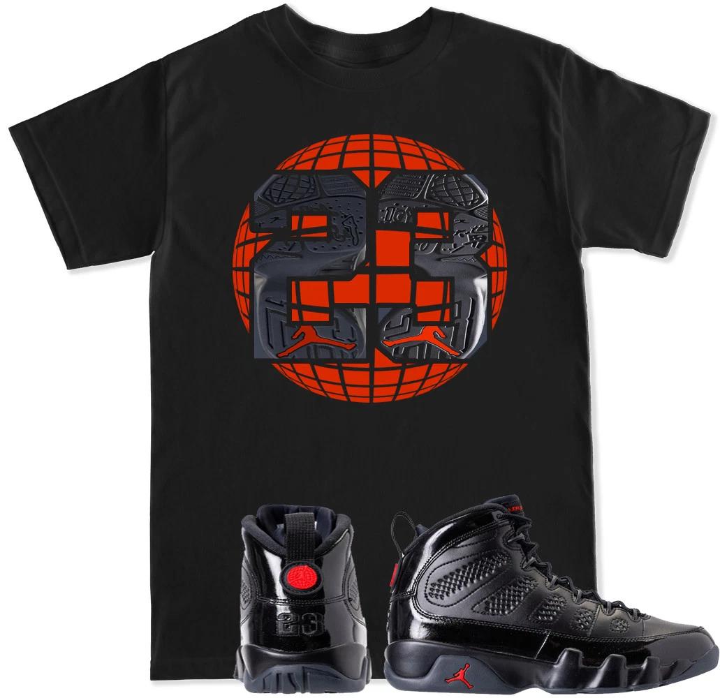 2018 Retro 9 Globe T Shirt to match with 2018 Air Js Retro 9 Bred shoes 3XL
2018 Retro 9 Globe T Shirt to match with 2018 Air Js Retro 9 Bred shoes 3XL
