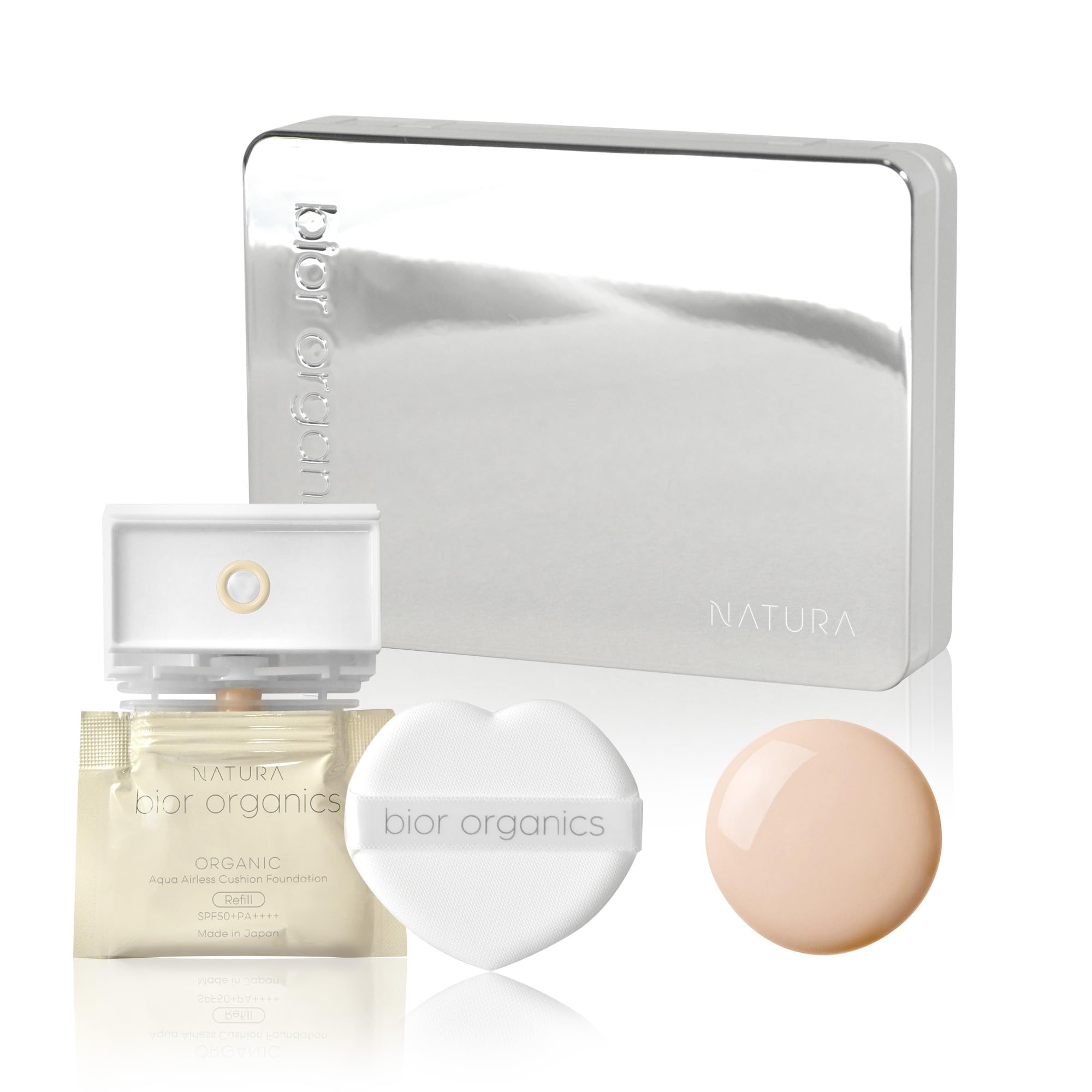 bior organics Organic Aqua Airless Cushion Foundation NATURA Refill Puff Compact Set 005N & & (нейтральный (Стандартный цвет))
bior organics Organic Aqua Airless Cushion Foundation NATURA Refill Puff Compact Set 005N & & (нейтральный (Стандартный цвет))
