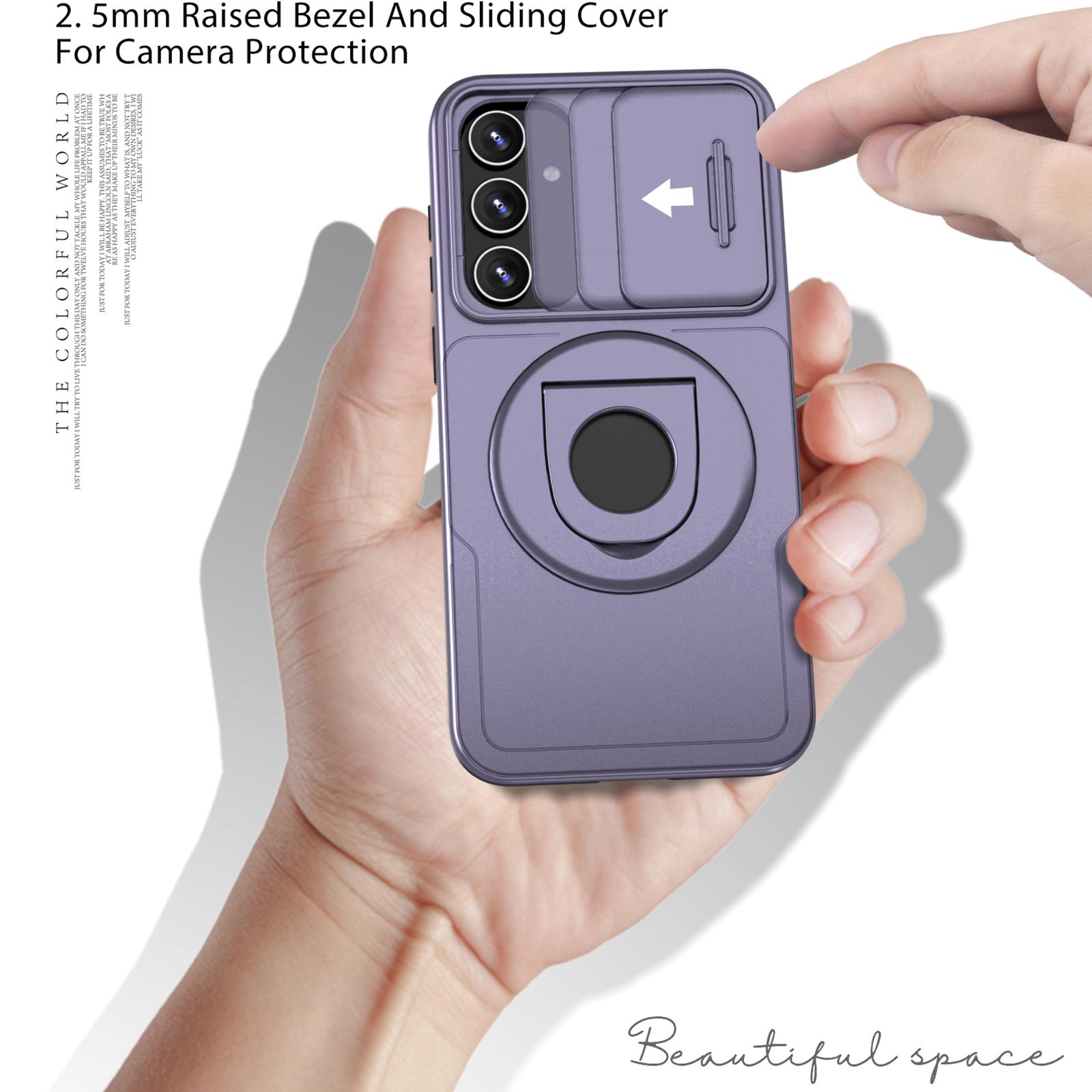 For Samsung Galaxy A54 5G Phone Case with Slide Camera Protection Magnetic Cover Purple
For Samsung Galaxy A54 5G Phone Case with Slide Camera Protection Magnetic Cover Purple