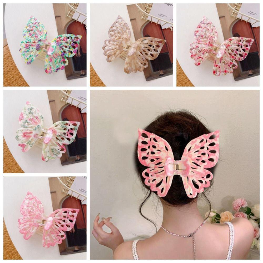 Korean Style Hollow Butterfly Hair Claw Large Butterfly Shark Clip Fashion Acrylic Hair Claw Women
Korean Style Hollow Butterfly Hair Claw Large Butterfly Shark Clip Fashion Acrylic Hair Claw Women
