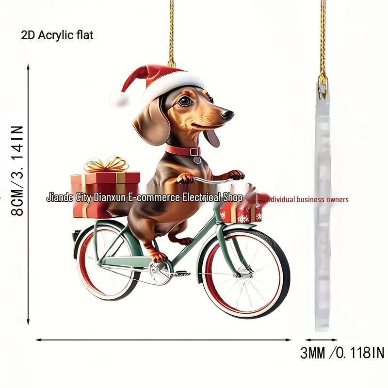 Акриловое рождественское украшение высокой четкости: Щенок на велосипеде Small 5CM (Limited, Random Shipping)
Акриловое рождественское украшение высокой четкости: Щенок на велосипеде Small 5CM (Limited, Random Shipping)