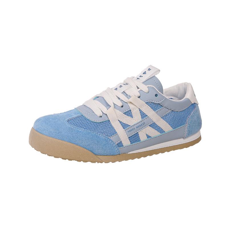 2025 spring new casual lace-up German training shoes versatile leather mesh breathable comfortable lightweight women s white shoes 40 синий
2025 spring new casual lace-up German training shoes versatile leather mesh breathable comfortable lightweight women s white shoes 40 синий