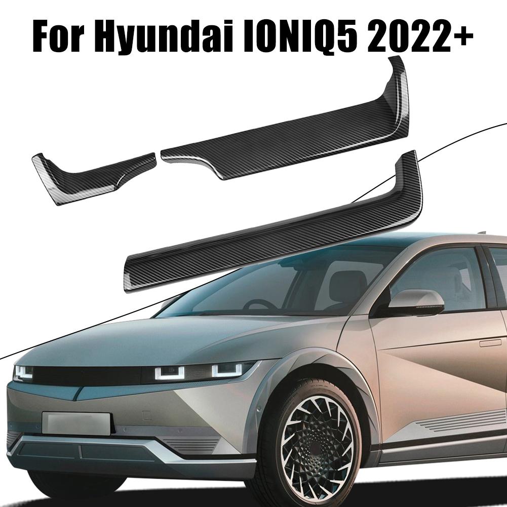 Аксессуары для накладки крышки из черного углеродного волокна для Hyundai IONIQ 5 2022+
Аксессуары для накладки крышки из черного углеродного волокна для Hyundai IONIQ 5 2022+