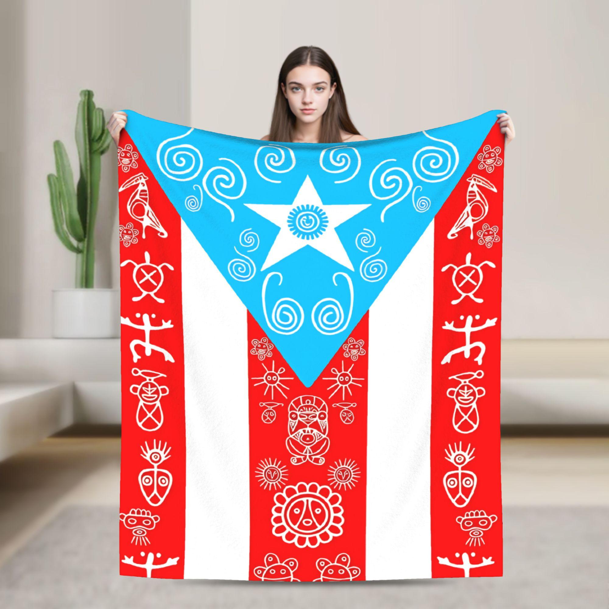 Puerto Rican Flag Flannel Blankets Soft Durable Bedding Throw for Home Decor Airplane Travel Aesthetic Bedspread Sofa Bed Cover 75x90cm
Puerto Rican Flag Flannel Blankets Soft Durable Bedding Throw for Home Decor Airplane Travel Aesthetic Bedspread Sofa Bed Cover 75x90cm
