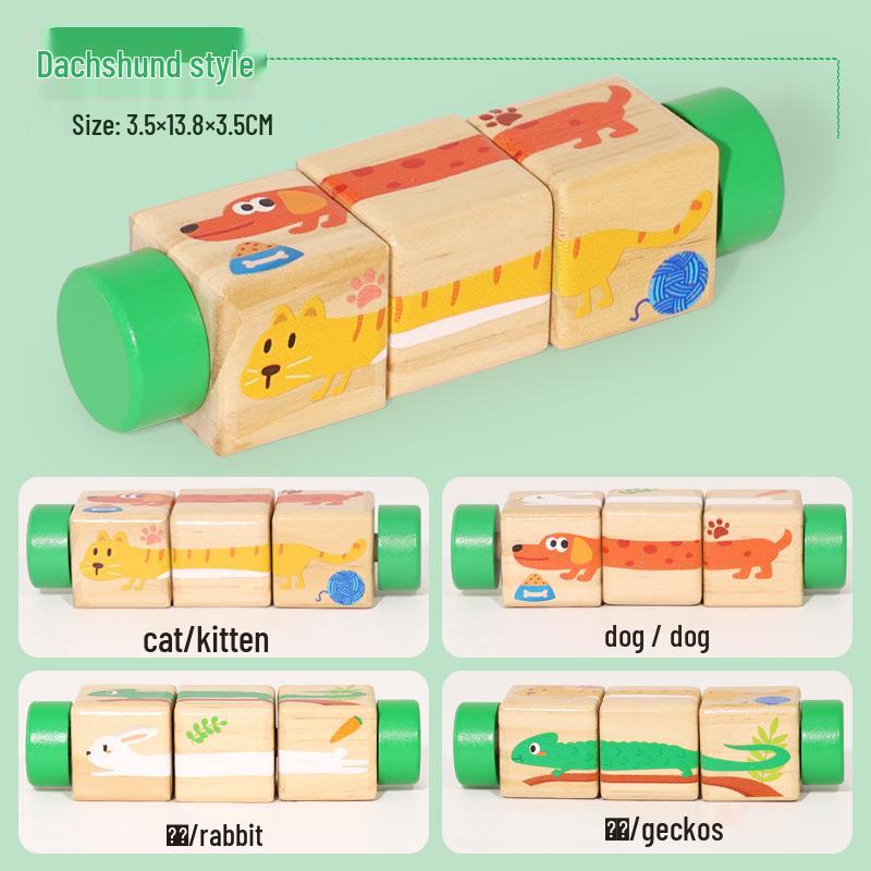 Rotating Building Blocks Puzzle for Kids Ages 3-6: Educational Toy for Parent-Child Interaction with Large Particles
Rotating Building Blocks Puzzle for Kids Ages 3-6: Educational Toy for Parent-Child Interaction with Large Particles