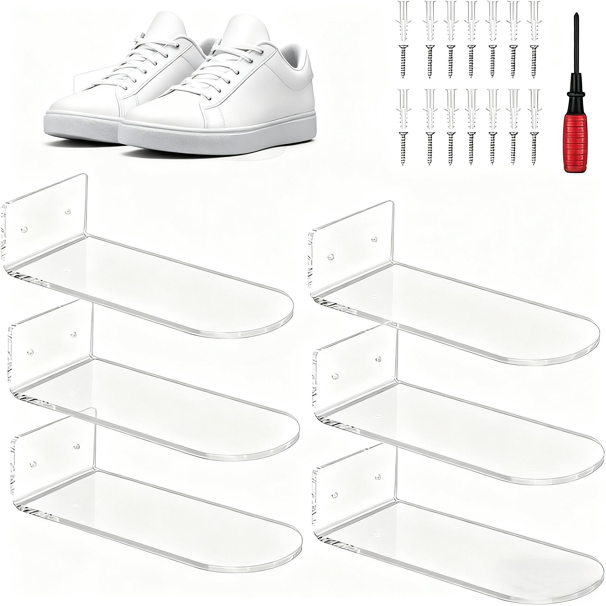 Modern Home Setup 8*3*2 Inches Acrylic Shoe Rack Transparent Shoe Organizer Compact Shoe Holder Maximizes Storage Space
Modern Home Setup 8*3*2 Inches Acrylic Shoe Rack Transparent Shoe Organizer Compact Shoe Holder Maximizes Storage Space