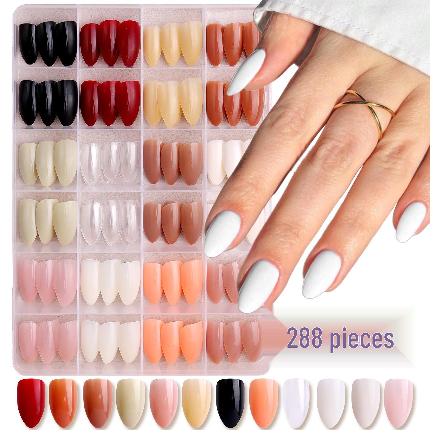 288-Piece Assorted Nail Art Stickers: Matte & Glossy Press-On Nail Tips
288-Piece Assorted Nail Art Stickers: Matte & Glossy Press-On Nail Tips