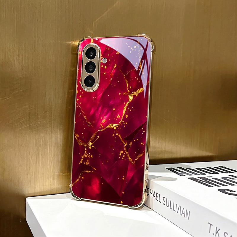 Crack pattern electroplated gold four-corner anti-drop glass phone case for Samsung Galaxy S26/S25/S24/S23/S22/S21 Ultra + Fe Galaxy S25 золотой
Crack pattern electroplated gold four-corner anti-drop glass phone case for Samsung Galaxy S26/S25/S24/S23/S22/S21 Ultra + Fe Galaxy S25 золотой