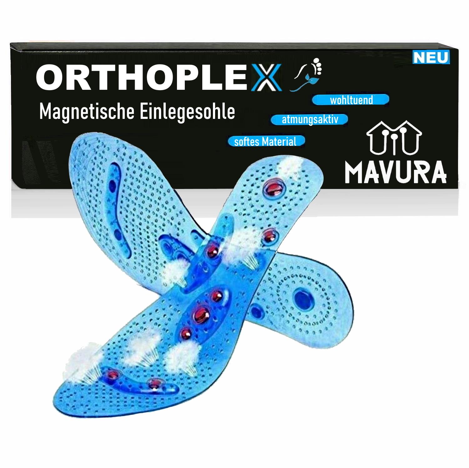 Устілки для акупресури ORTHOPLEX з магнітними ергономічними гелевими масажними підошвами
Устілки для акупресури ORTHOPLEX з магнітними ергономічними гелевими масажними підошвами