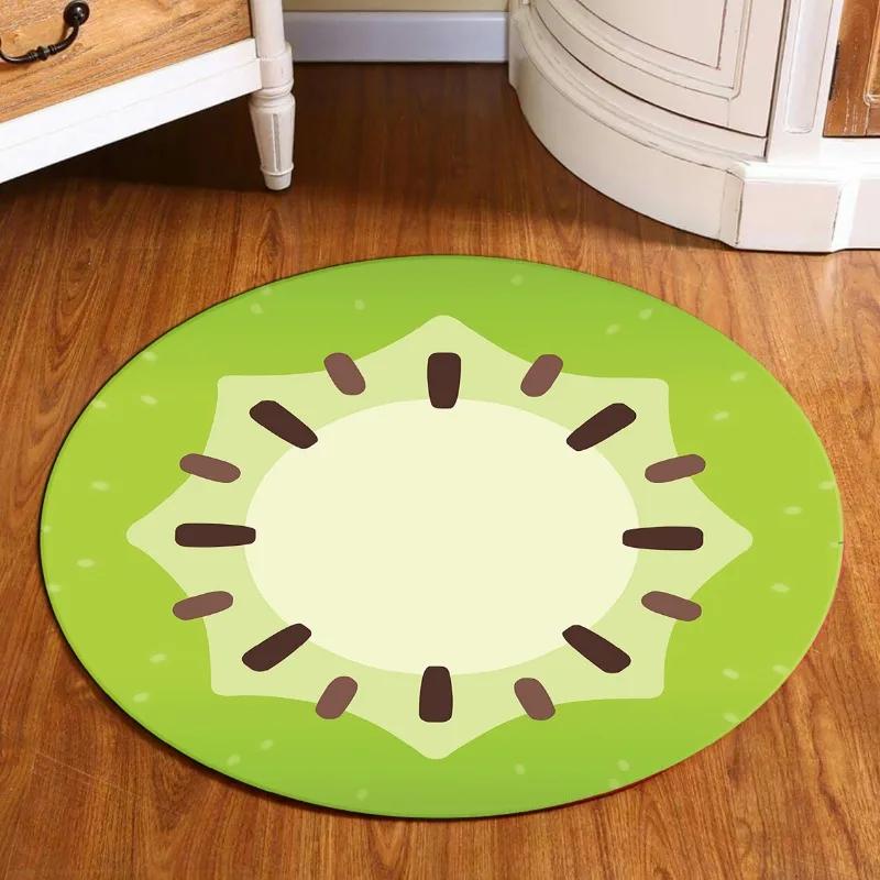Kiwi Round Carpet Fresh Fruit Living Room Carpet Modern and stylish living room and bedroom decorative carpet rocking chair mat 60X60CM
Kiwi Round Carpet Fresh Fruit Living Room Carpet Modern and stylish living room and bedroom decorative carpet rocking chair mat 60X60CM