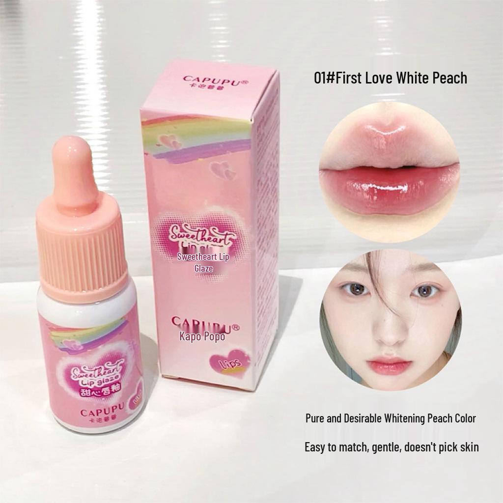 Capupu Sweetheart Lip Glaze - Mirror Shine, No-Makeup Look for Students & Parties
Capupu Sweetheart Lip Glaze - Mirror Shine, No-Makeup Look for Students & Parties