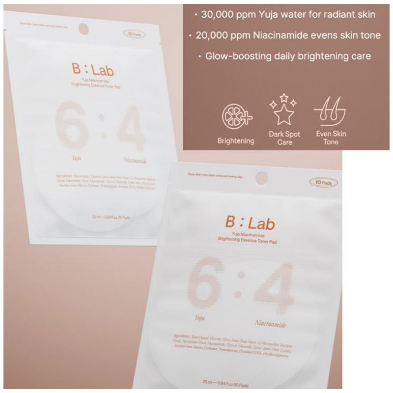 B : Lab Essence Toner Pad 10Pads Portable Toner Pad (10 Pads x 5 Packs) 5 Types Yuja- 5 Packs
B : Lab Essence Toner Pad 10Pads Portable Toner Pad (10 Pads x 5 Packs) 5 Types Yuja- 5 Packs