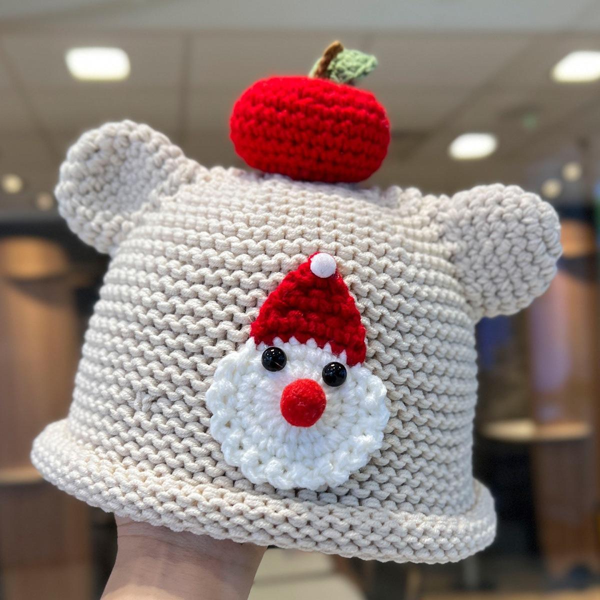 Новая шапка ручной вязки «Яблочный медведь» — это рождественский подарок для женщин и милая мультяшная шапка-пуловер для осени и зимы. Average size (55-62cm)
Новая шапка ручной вязки «Яблочный медведь» — это рождественский подарок для женщин и милая мультяшная шапка-пуловер для осени и зимы. Average size (55-62cm)