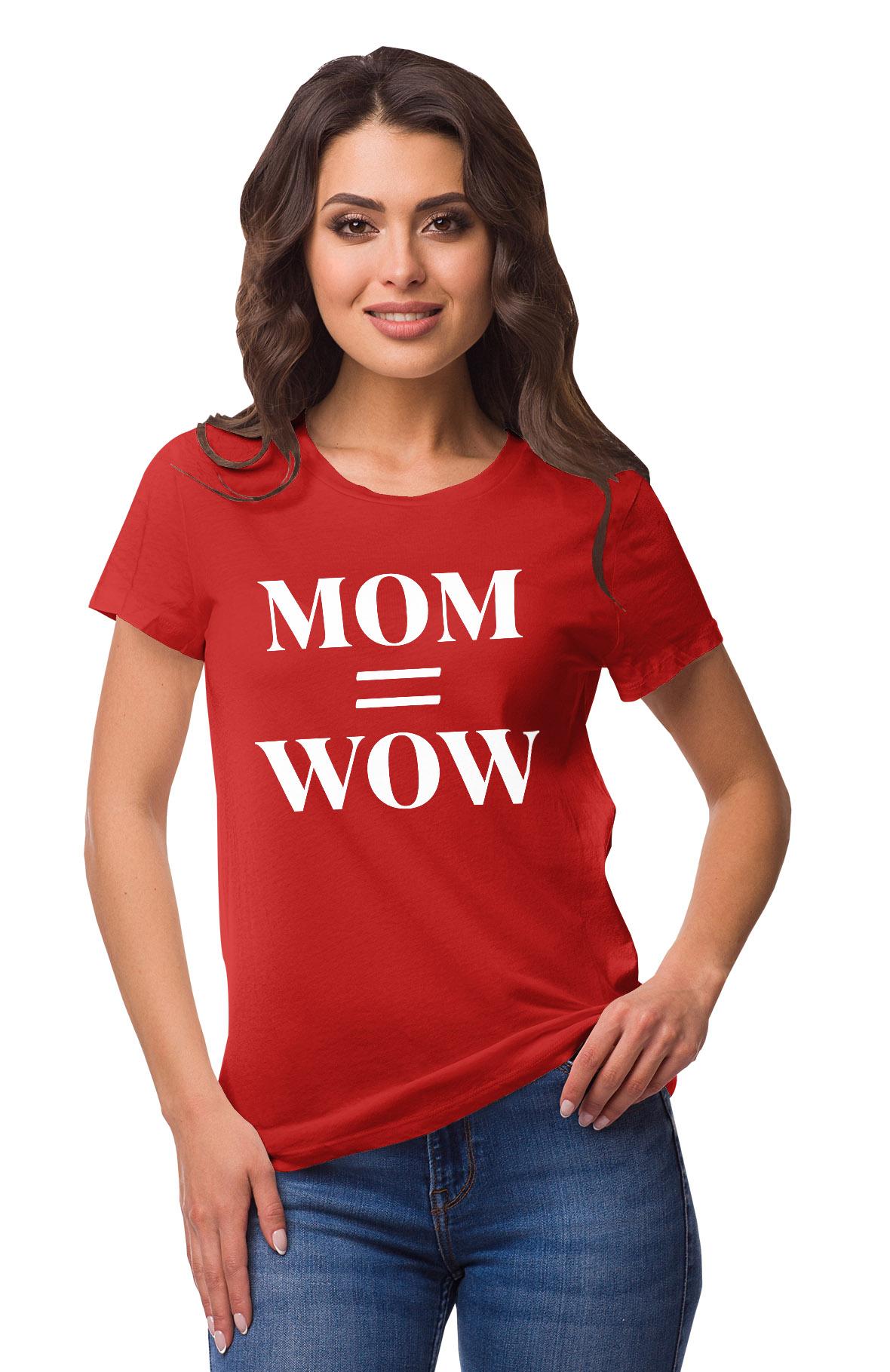 Inkmeso Crew Neck Mom Wow Graphic Tshirt Short Sleeve Women Cotton Tee XXL червоний
Inkmeso Crew Neck Mom Wow Graphic Tshirt Short Sleeve Women Cotton Tee XXL червоний