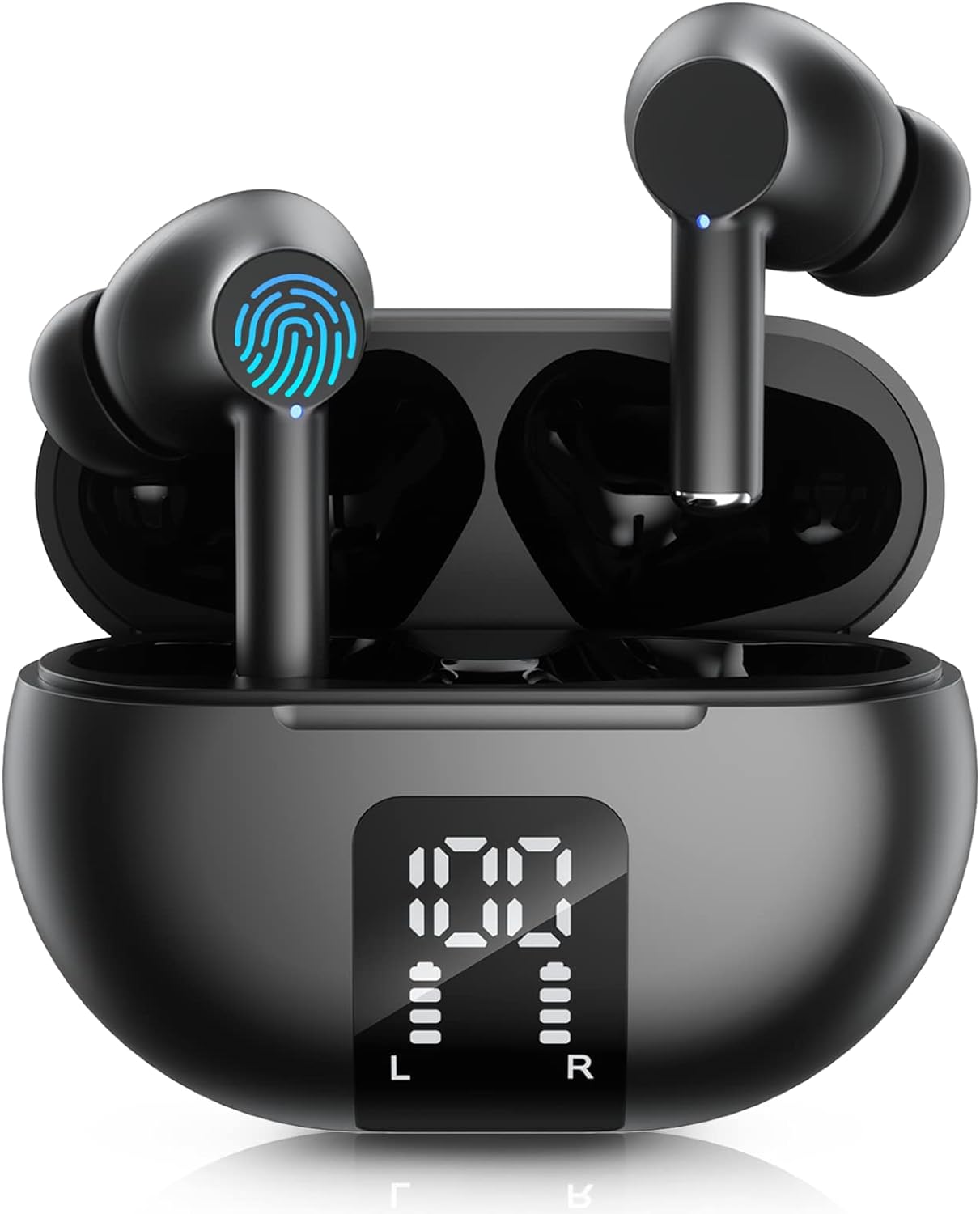 Бездротові навушники Bluetooth 5.3 Навушники 40 годин відтворення Світлодіодний дисплей HiFi Стереозвук Водонепроникні навушники з мікрофоном для iPhone/Samsung/Android
Бездротові навушники Bluetooth 5.3 Навушники 40 годин відтворення Світлодіодний дисплей HiFi Стереозвук Водонепроникні навушники з мікрофоном для iPhone/Samsung/Android