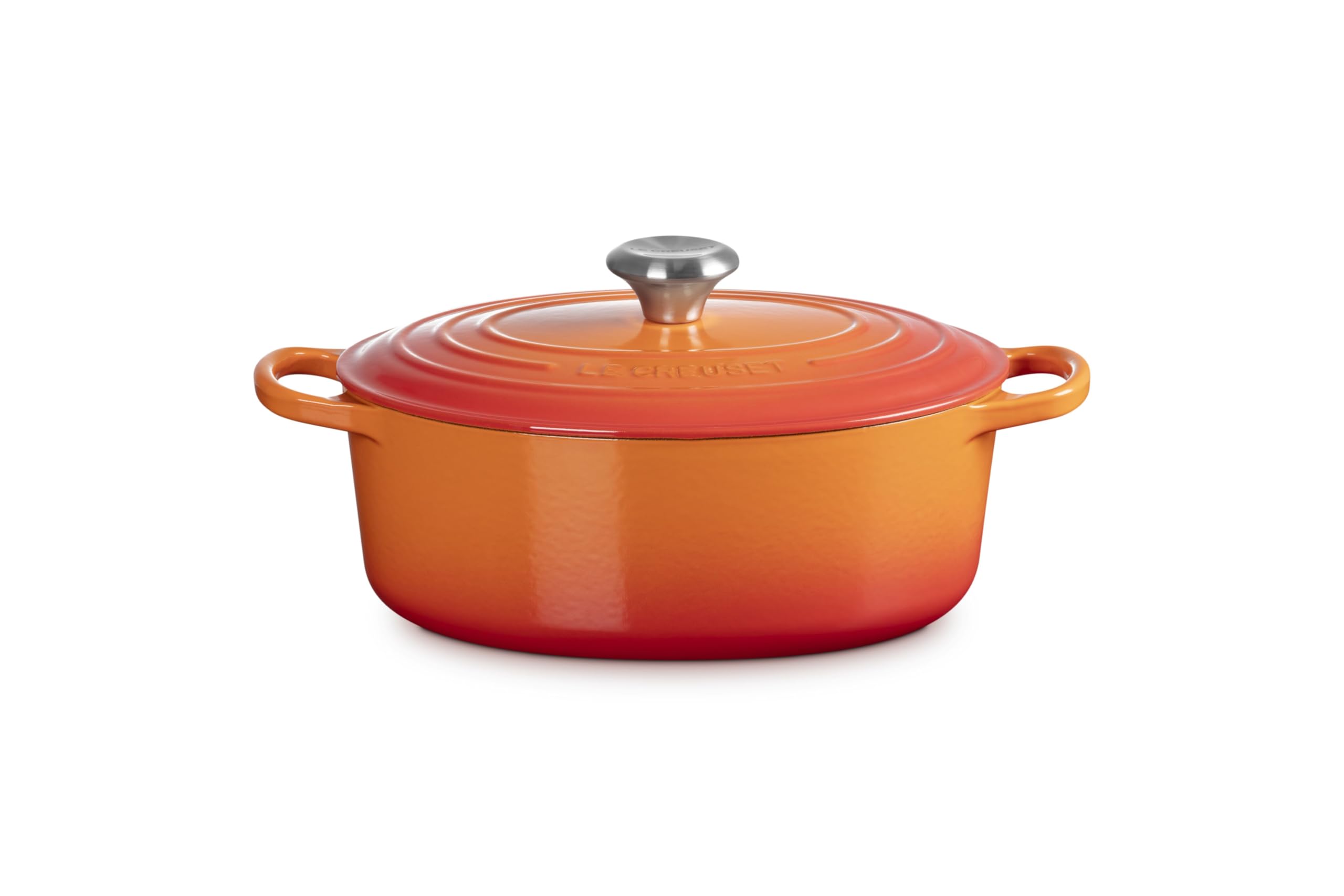 Le Creuset Signature Oval Cocotte 27 cm orange gas IH oven compatible
Le Creuset Signature Oval Cocotte 27 cm orange gas IH oven compatible