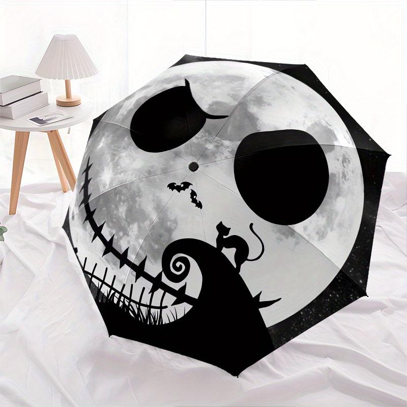 Disney Moon,Halloween,Jack Skellington Manual Opening and Closing Umbrella - 8-Rib Reinforced Folding Design, Lightweight and Portable, Suit
Disney Moon,Halloween,Jack Skellington Manual Opening and Closing Umbrella - 8-Rib Reinforced Folding Design, Lightweight and Portable, Suit