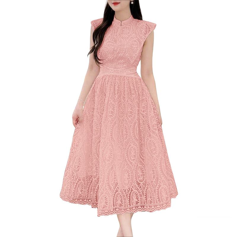 ZANZEA Women Stand Collar Summer Casual Short Sleeve Patchwork Lace Dress 5XL розовый
ZANZEA Women Stand Collar Summer Casual Short Sleeve Patchwork Lace Dress 5XL розовый