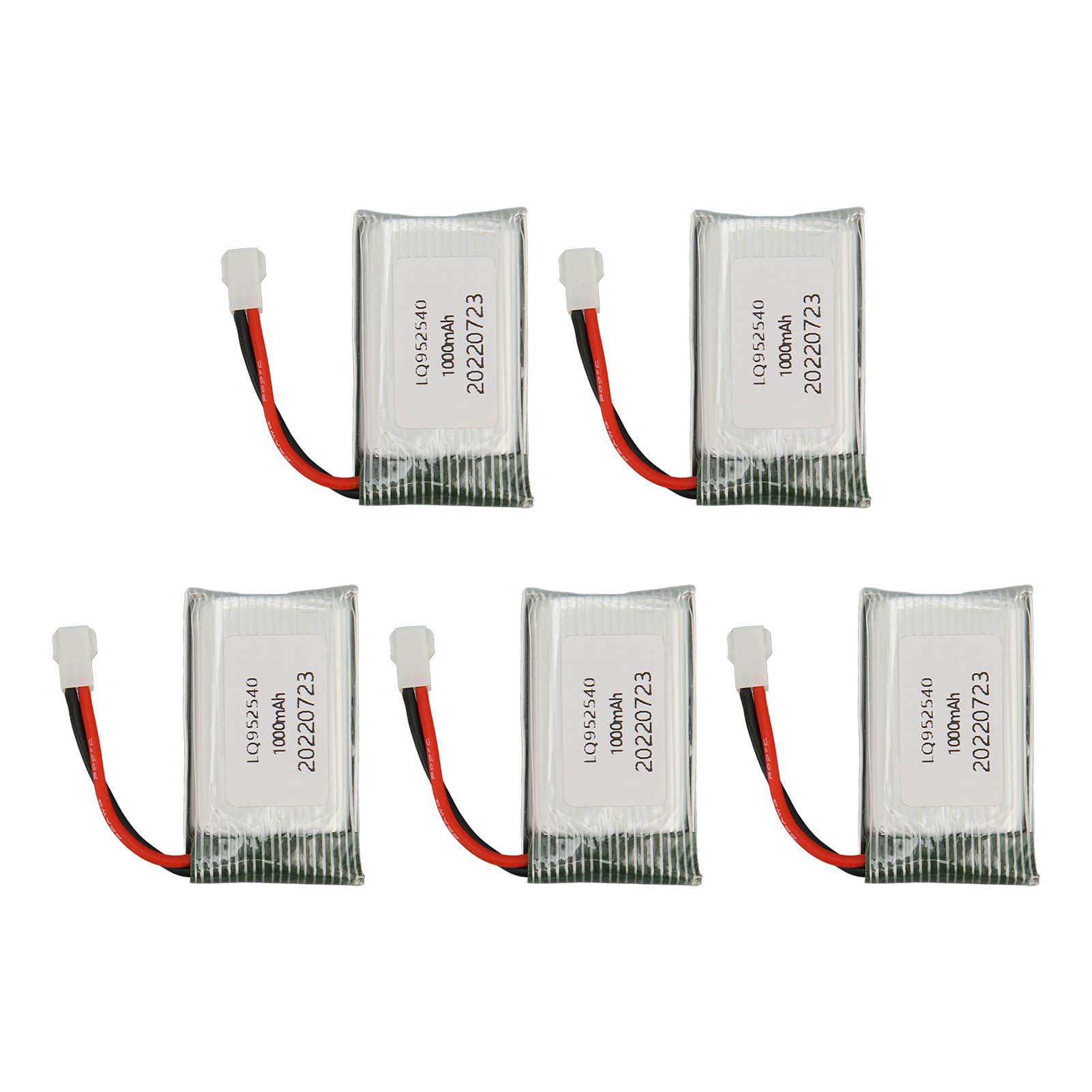952540 3.7V 1000mAh Li Ion Battery Rechargeable RC Drone Battery for Syma X5 X5C X5SC X5SW TK M68
952540 3.7V 1000mAh Li Ion Battery Rechargeable RC Drone Battery for Syma X5 X5C X5SC X5SW TK M68