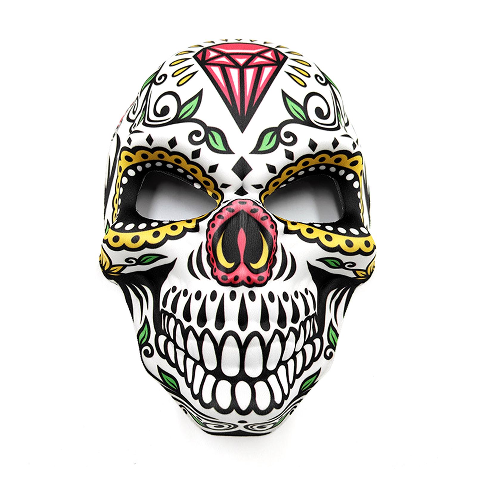 Scary Skull Print Mask Mexican Day of the Dead Mask Halloween Costume Mask Halloween Masquerade-Bones Costume Supplies
Scary Skull Print Mask Mexican Day of the Dead Mask Halloween Costume Mask Halloween Masquerade-Bones Costume Supplies