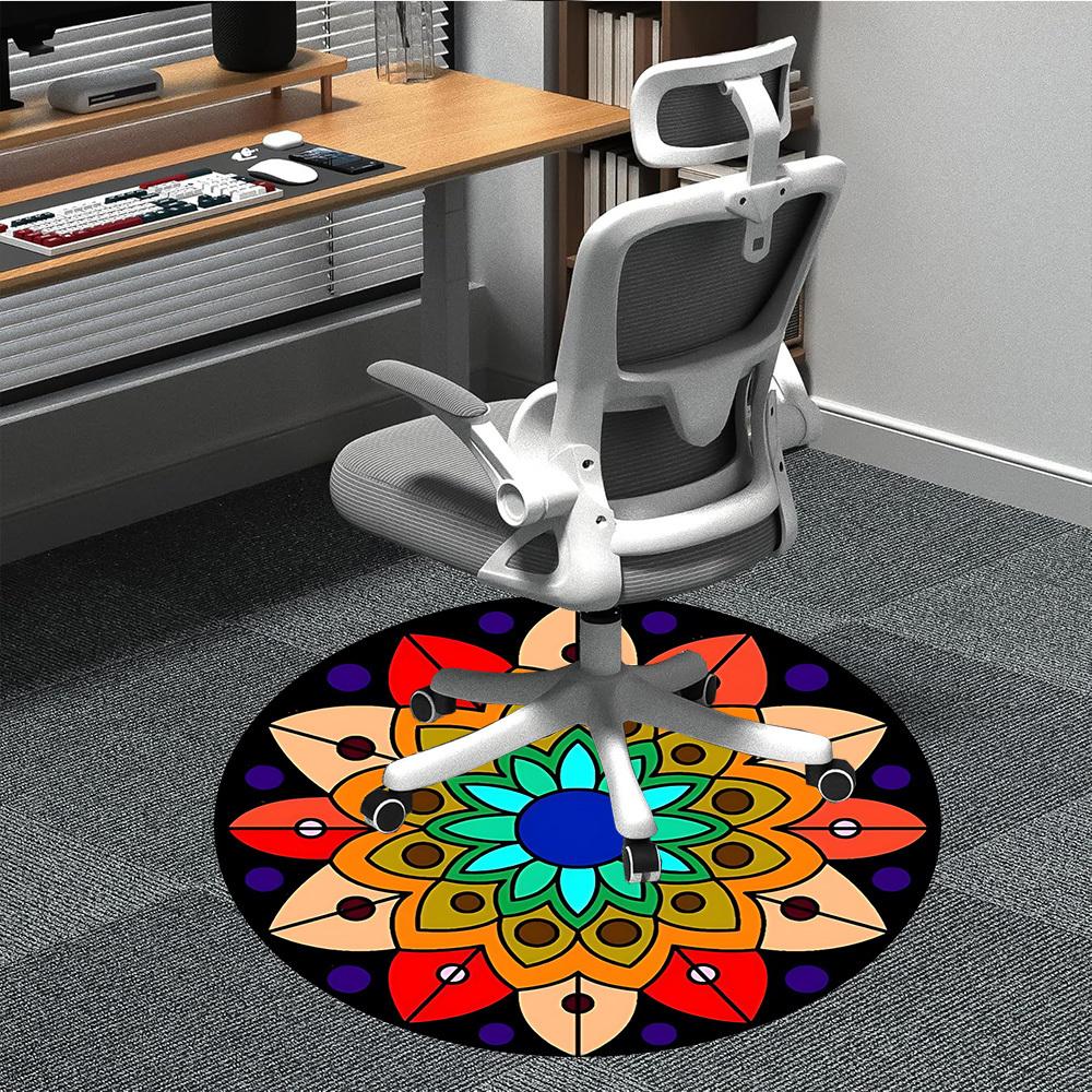1pc Mandala Artwork Carpet, Round Non Slip Durable Large Size Office Carpet, Suitable for Office 80cm
1pc Mandala Artwork Carpet, Round Non Slip Durable Large Size Office Carpet, Suitable for Office 80cm