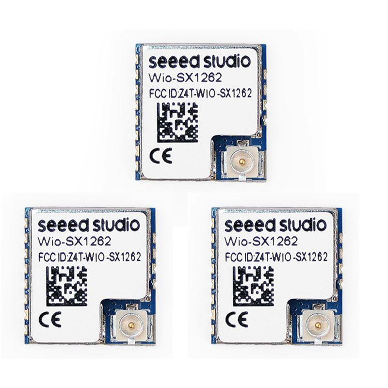 ABNR 3Pcs Seeed Wio-SX1262 Wireless Module SX1262 Embedded Supports Lora&Lorawan On EU868 & US915
ABNR 3Pcs Seeed Wio-SX1262 Wireless Module SX1262 Embedded Supports Lora&Lorawan On EU868 & US915