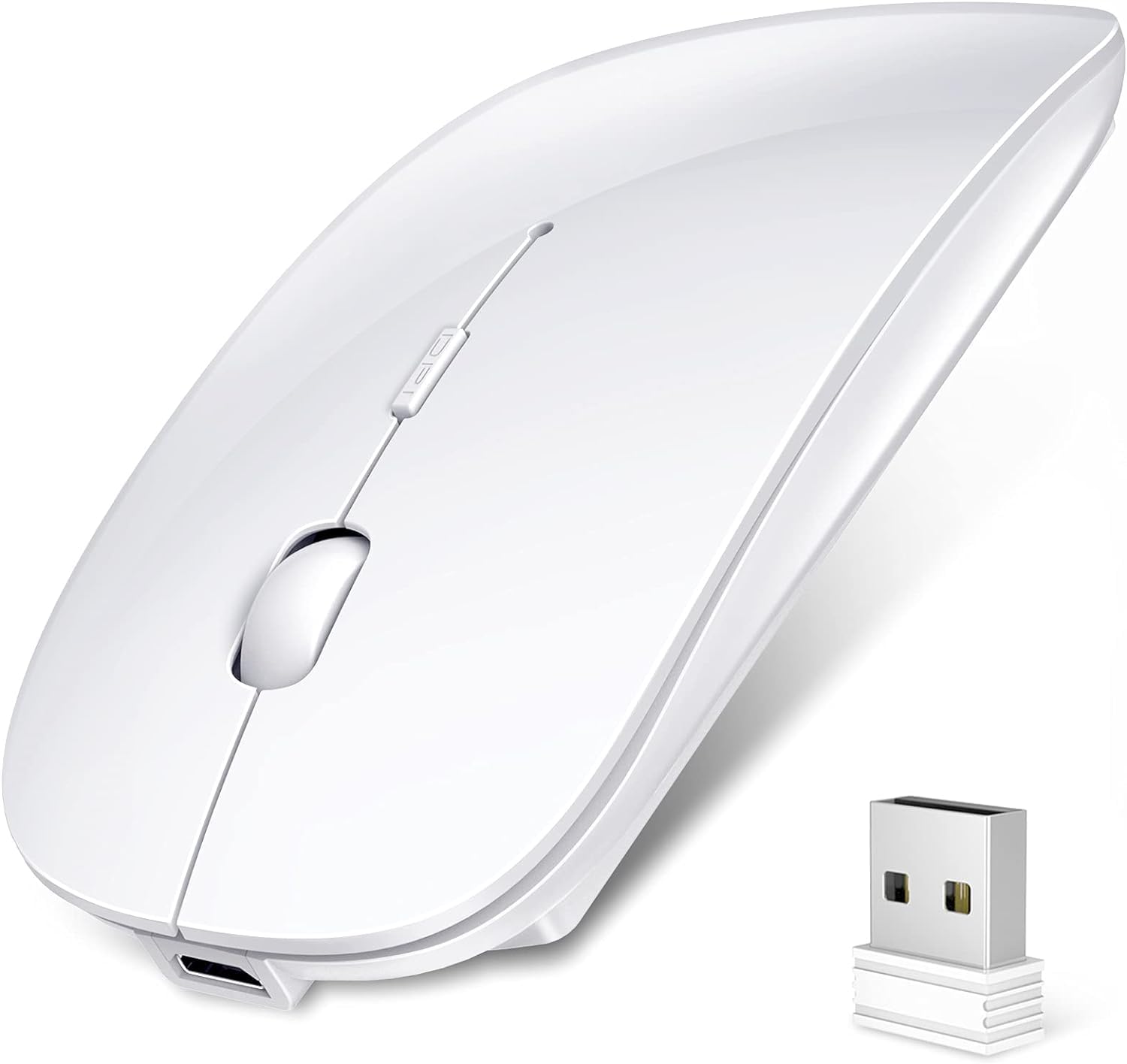 Wireless Mouse Bluetooth Mouse Wireless Ultra Thin Quiet Rechargeable Energy Saving 3DPI Mode High Precision Portable Compatible with Pro 2.4GHz
Wireless Mouse Bluetooth Mouse Wireless Ultra Thin Quiet Rechargeable Energy Saving 3DPI Mode High Precision Portable Compatible with Pro 2.4GHz