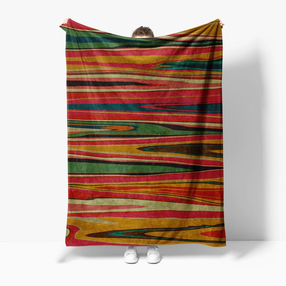 Vibrant Abstract Geometric Striped Throw Blanket Sofa Bed Bedspread Decorative Cushion Cover Home Textile 100x150cm
Vibrant Abstract Geometric Striped Throw Blanket Sofa Bed Bedspread Decorative Cushion Cover Home Textile 100x150cm