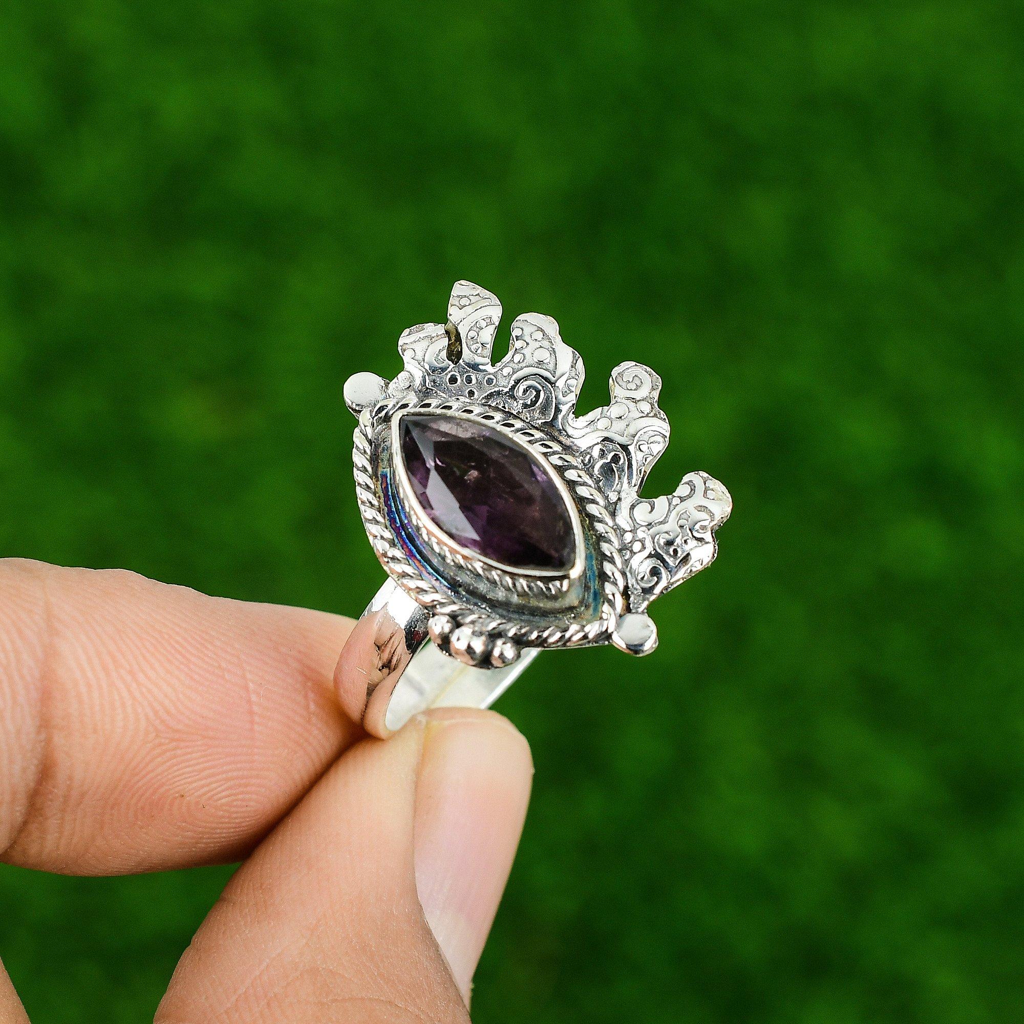 Подарок для нее Натуральный африканский аметист Мульти камень Регулируемое кольцо Серебро 925 Adjustable
Подарок для нее Натуральный африканский аметист Мульти камень Регулируемое кольцо Серебро 925 Adjustable