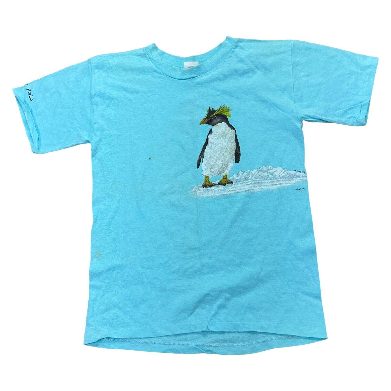 Vintage Wildlife T-Shirt Mens Womens Tees Top Single Stitch 1985 Penguin Graphic USA Blue Mens M
Vintage Wildlife T-Shirt Mens Womens Tees Top Single Stitch 1985 Penguin Graphic USA Blue Mens M