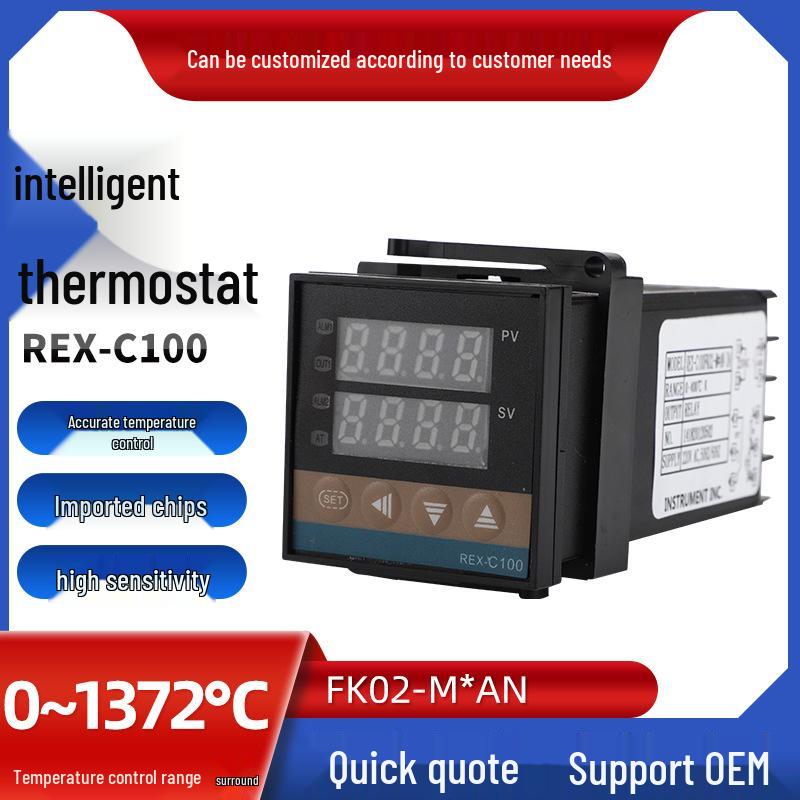 220V Intelligent Digital Temperature Controller - Fully Automatic & Adjustable by REX чёрный
220V Intelligent Digital Temperature Controller - Fully Automatic & Adjustable by REX чёрный