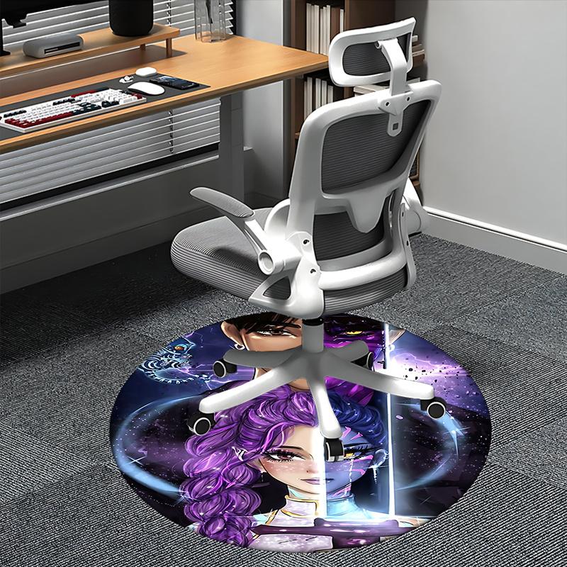 Fantasy Purple and Blue Split Face Chair Mat Round Carpet for Home Decor, Office Use, Living Room, Bedroom Gift0260b 80cm by 80cm
Fantasy Purple and Blue Split Face Chair Mat Round Carpet for Home Decor, Office Use, Living Room, Bedroom Gift0260b 80cm by 80cm