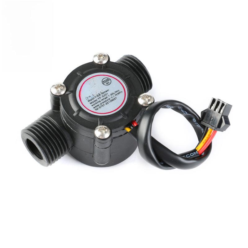 YF-S201 Water Flow Sensor, G1/2 Interface for Water Heaters, Vending Machines, and Dispensers чорний
YF-S201 Water Flow Sensor, G1/2 Interface for Water Heaters, Vending Machines, and Dispensers чорний