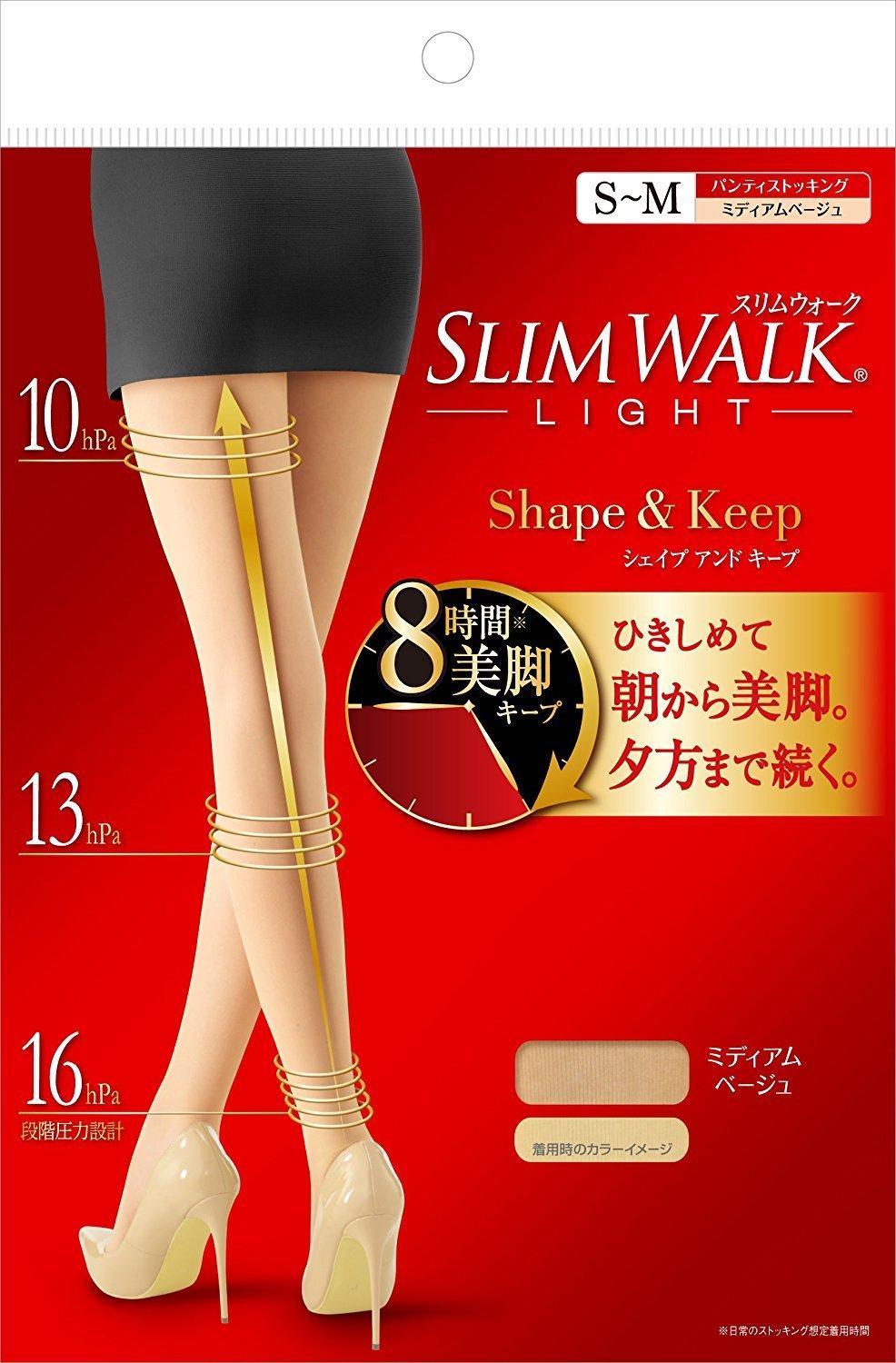 SLIM WALK Panty stocking Medium Beige size Shape&Keep S~M (Panty stocking,Medium Beige,SM)
SLIM WALK Panty stocking Medium Beige size Shape&Keep S~M (Panty stocking,Medium Beige,SM)