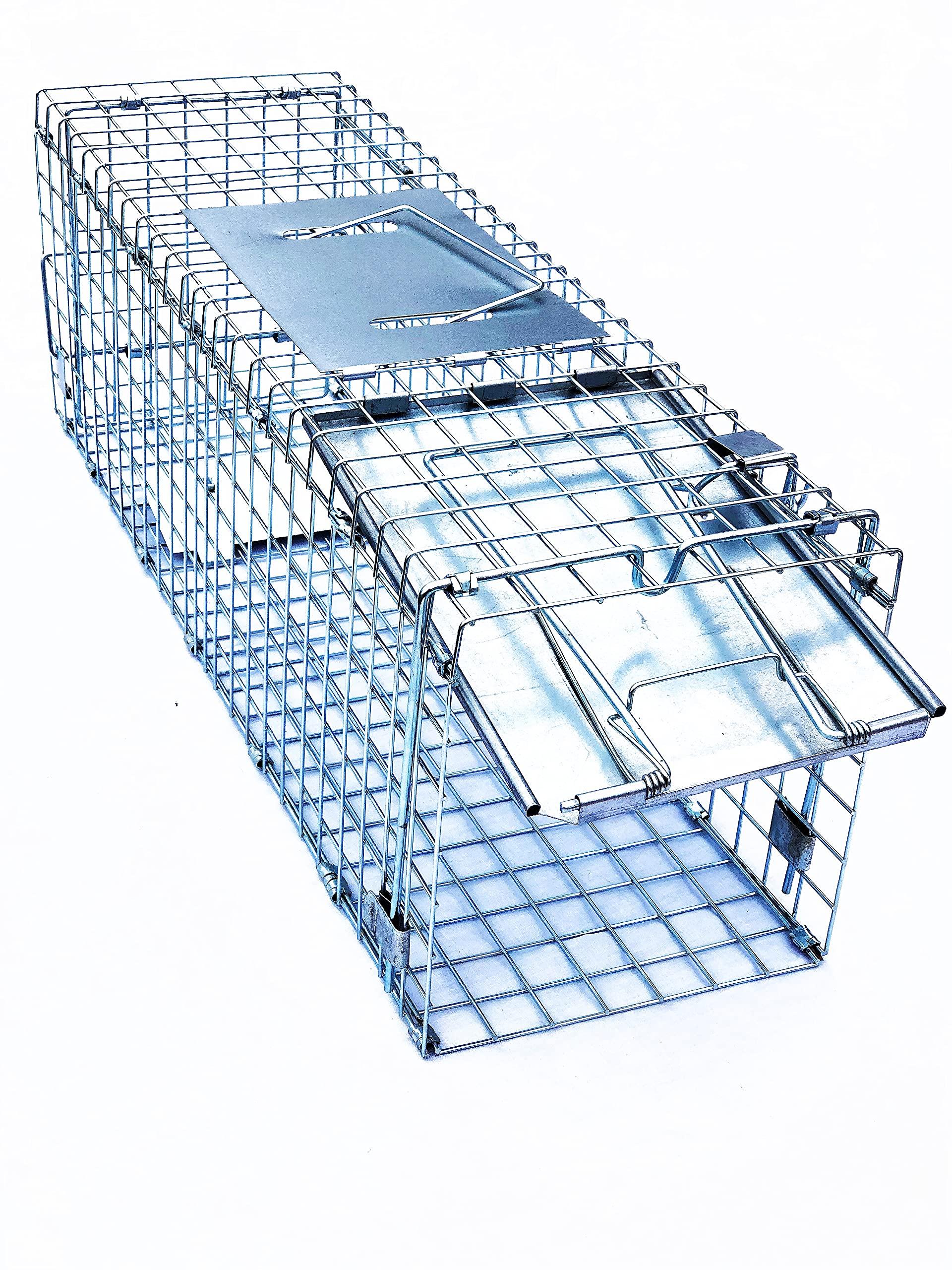 ONESORA Cat Animal Trap with Easy and Protects Stray and Lost Prevents Pest Damage to Crop and Captures Masked Palm and Martens x x inches x 18 x 21
ONESORA Cat Animal Trap with Easy and Protects Stray and Lost Prevents Pest Damage to Crop and Captures Masked Palm and Martens x x inches x 18 x 21