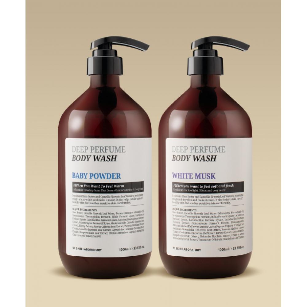 W.skin Laboratory Deep Perfume Highly Moisturizing Body Wash 1000ml 2 Types Baby Powder Fragrance White Musk Fragrance Baby powder fragrance 1000ml
W.skin Laboratory Deep Perfume Highly Moisturizing Body Wash 1000ml 2 Types Baby Powder Fragrance White Musk Fragrance Baby powder fragrance 1000ml