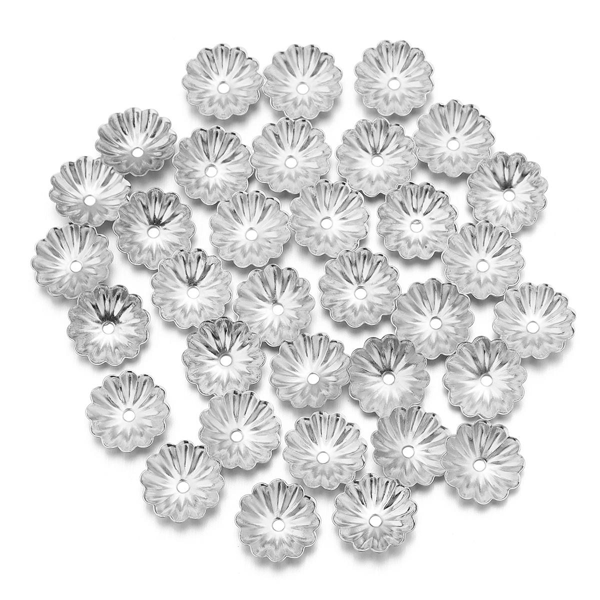 50Pcs/Lot 6/10mm Stainless Steel Bead Caps Flower Bead End Caps Beads Ball Tip Cover Spacer For Jewelry Making DIY Accessories 6mm
50Pcs/Lot 6/10mm Stainless Steel Bead Caps Flower Bead End Caps Beads Ball Tip Cover Spacer For Jewelry Making DIY Accessories 6mm