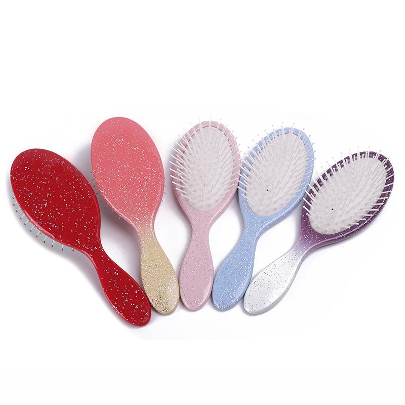 Glitter Wet & Dry Curling Comb Set: Plastic Massage, Straight & Smooth Hair Airbag Cushion Comb 22.6 x 7 x 2.5 cm срібний/фіолетовий
Glitter Wet & Dry Curling Comb Set: Plastic Massage, Straight & Smooth Hair Airbag Cushion Comb 22.6 x 7 x 2.5 cm срібний/фіолетовий