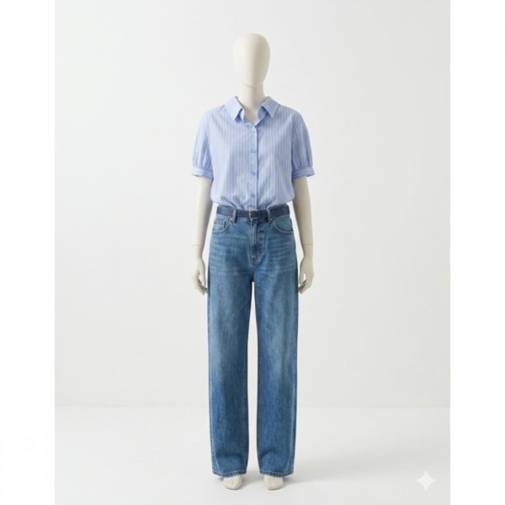 Cc Collect Striped Balloon Sleeve Half Sleeve Shirt C262msc138 BL/55
Cc Collect Striped Balloon Sleeve Half Sleeve Shirt C262msc138 BL/55