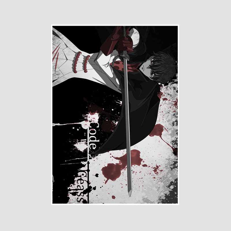 White Paper Класичне аніме Code Geass Lelouch of The Rebellion Плакат Ретро Плакати та принти Малюнок Wall Art Decor DIY Home Room Decor Painting 30x21cm
White Paper Класичне аніме Code Geass Lelouch of The Rebellion Плакат Ретро Плакати та принти Малюнок Wall Art Decor DIY Home Room Decor Painting 30x21cm