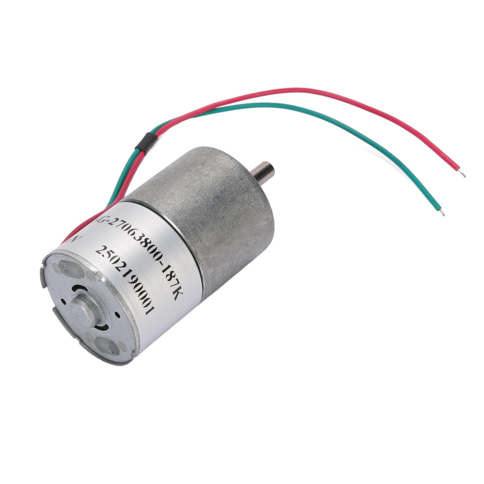 DC Gear Motor 27mm Copper Noiseless Speed Reduction Geared Motor for Pet Door Electronic Lock
DC Gear Motor 27mm Copper Noiseless Speed Reduction Geared Motor for Pet Door Electronic Lock
