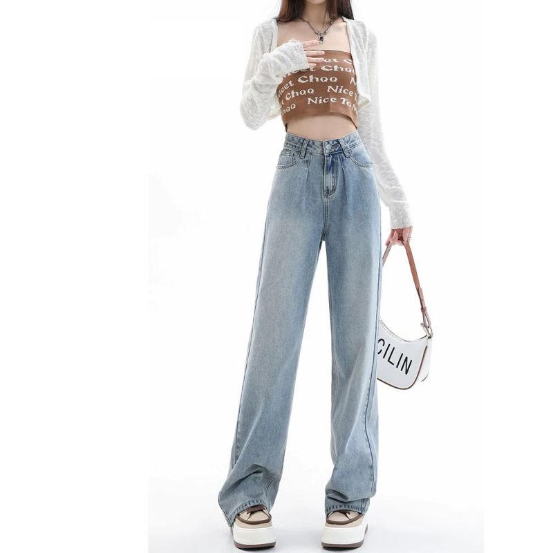 2023 Новые весенние и осенние джинсы с широкими штанинами женские драпировки с высокой талией свободные и тонкие прямые брюки большого размера High Street Ins Tide
2023 Новые весенние и осенние джинсы с широкими штанинами женские драпировки с высокой талией свободные и тонкие прямые брюки большого размера High Street Ins Tide