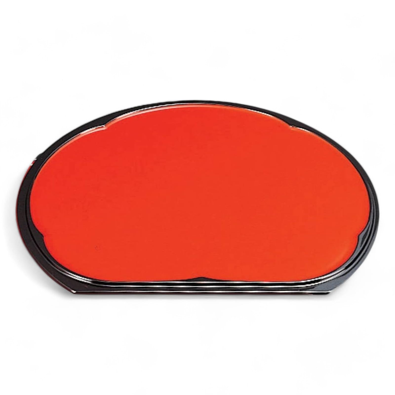 Tray with Red Rim and Black Satin Lacquerware Made in Japan J-kitchens 1-shaku (33cm) Plum-Shaped Half-Moon Double-Sided (Tray/Tray) Finish, (ABS
Tray with Red Rim and Black Satin Lacquerware Made in Japan J-kitchens 1-shaku (33cm) Plum-Shaped Half-Moon Double-Sided (Tray/Tray) Finish, (ABS