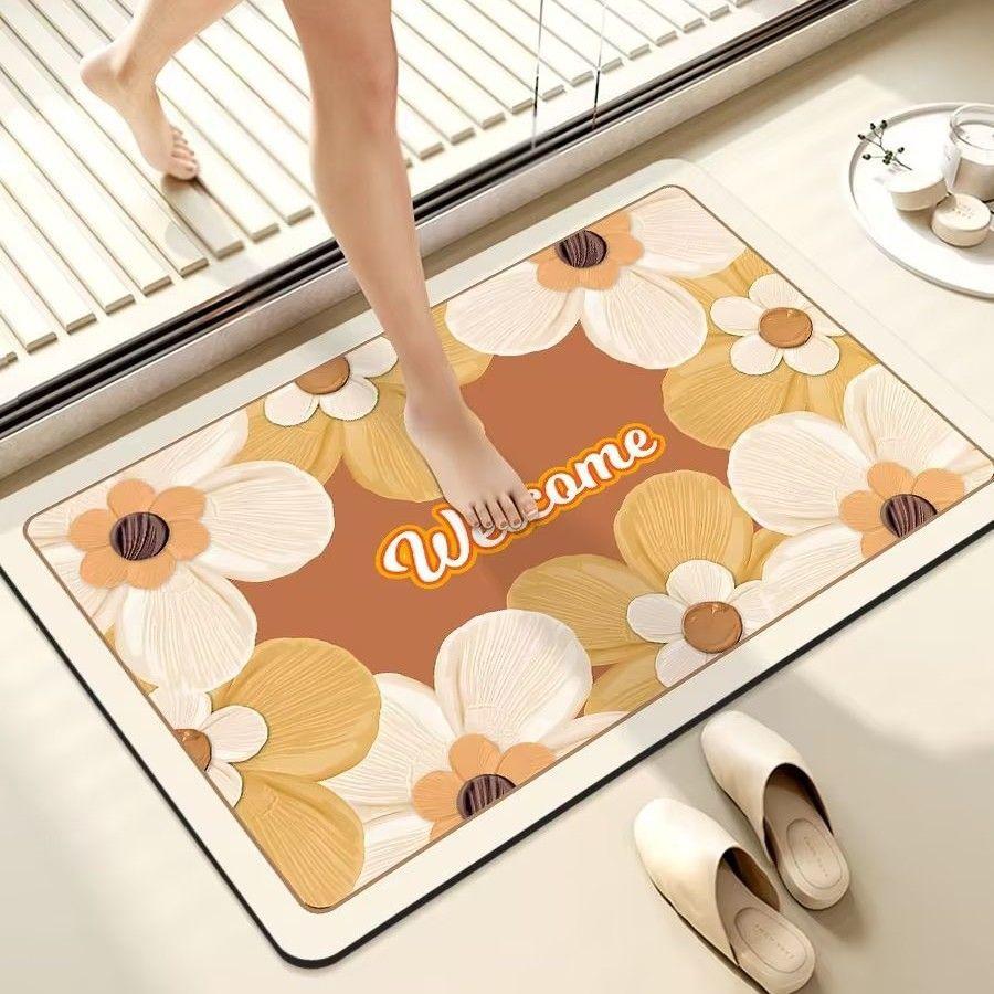 Soft Diatom Mud Absorbent Quick Drying Non-slip Mat Bathroom Toilet Toilet Toilet Door Bathroom Foot Mat W1059WW-40X60cm
Soft Diatom Mud Absorbent Quick Drying Non-slip Mat Bathroom Toilet Toilet Toilet Door Bathroom Foot Mat W1059WW-40X60cm