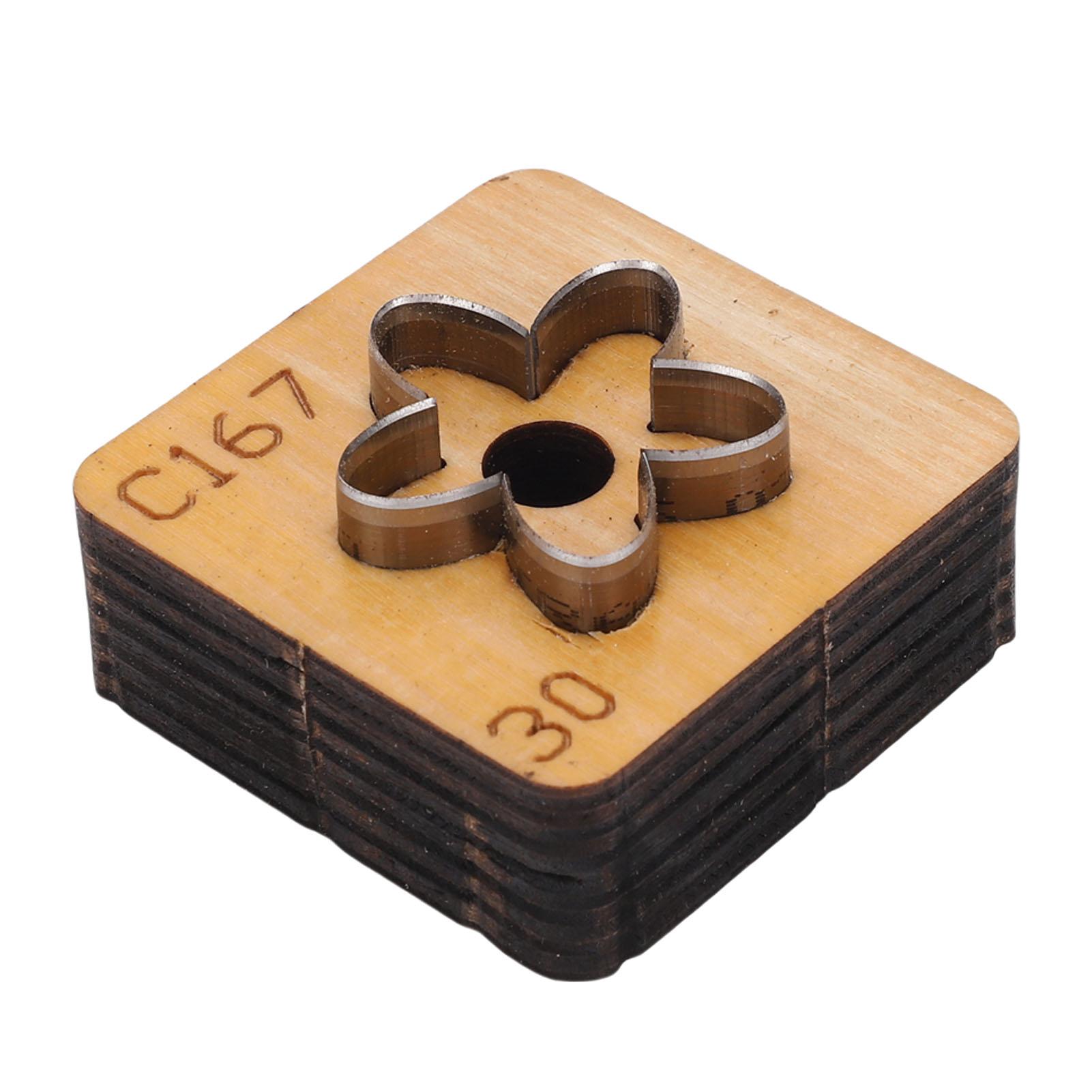 Leather Cutting Die Flower Shaped Metal Leathercraft Cutter Punching Mold Crafting Tool for Paper Art
Leather Cutting Die Flower Shaped Metal Leathercraft Cutter Punching Mold Crafting Tool for Paper Art