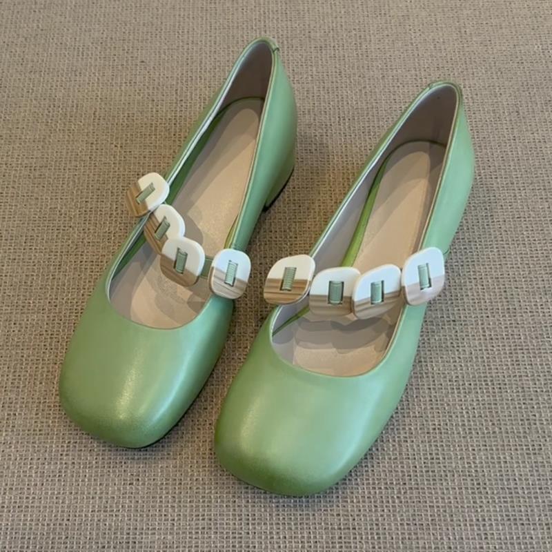 Sheepskin version~ French retro design sense one word with light mouth single shoes women s fashion versatile soft sole thick heel small leather shoes 35
Sheepskin version~ French retro design sense one word with light mouth single shoes women s fashion versatile soft sole thick heel small leather shoes 35